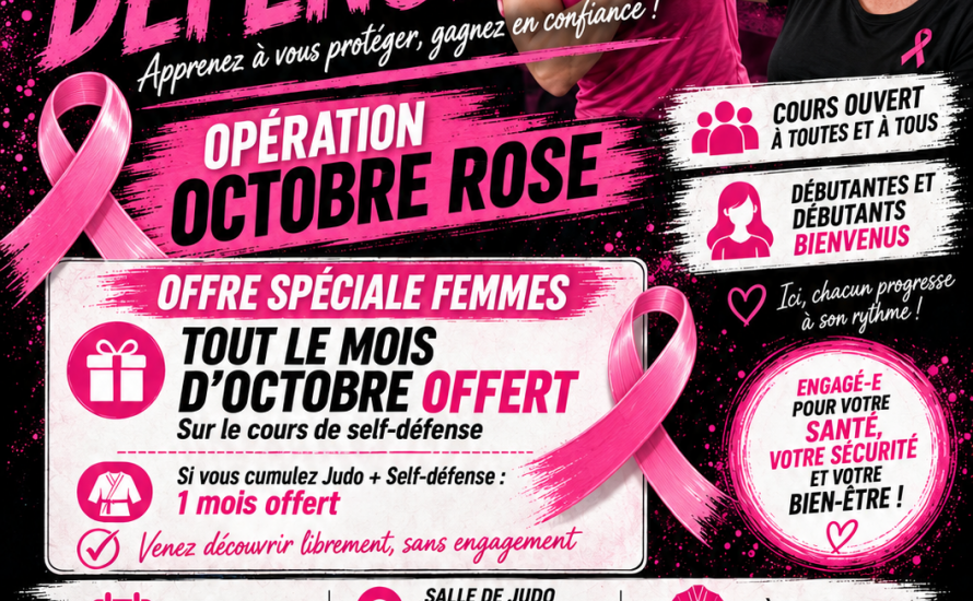 OCTOBRE ROSE – SELF-DÉFENSE